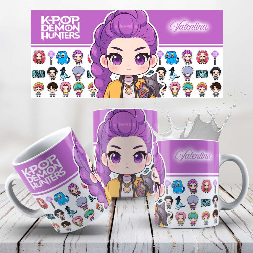 Caneca Personalizada Com Nome - Rumi | Presente Criativo Guerreiras Do K-Pop # - Produto Original