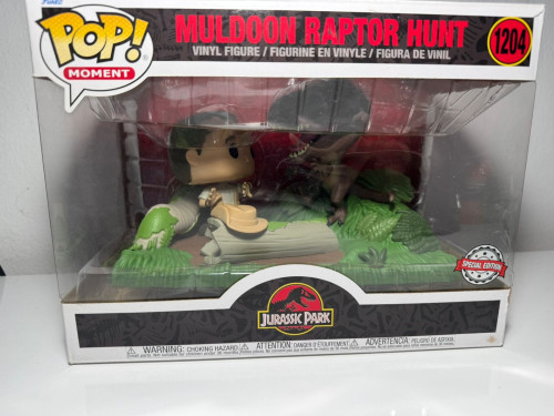 Funko Pop Muldoon Raptor Hunt-Jurassic Park-1204