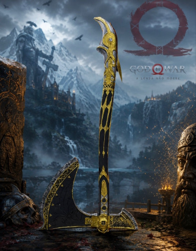 Machado leviatã god of war God Of War # - Produto Original