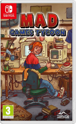 Mad Games Tycoon Switch Lacrado Mídia Física Americano-Nintendo Switch-