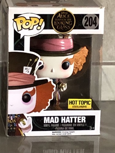 Funko Pop Mad Hatter - Chapeleiro Maluco ♥️ - Exclusivo Hot Topic --Alice Through The Looking Glass-204