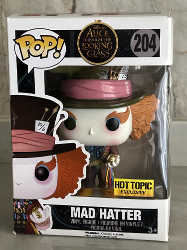 Mad Hatter  204 - Exclusivo Hot Topic - Alice Through The Looking Glass #204 - Produto Original