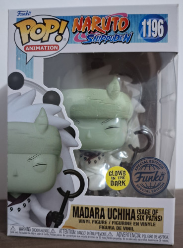 Funko Pop Madara Uchiha (sage Of Six Path) Naruto Shippuden #1196 - Produto Original