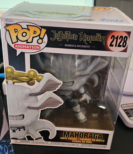 Funko Pop! Jujutsu Kaisen Mahoraga 2128 Original Novo-Jujutsu Kaysen-2128