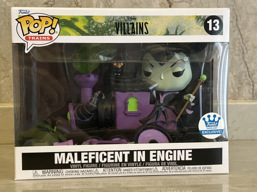 Maleficent In Engine 13 - Malévola no trem - Exclusiva - Disney Villains #13 - Produto Original