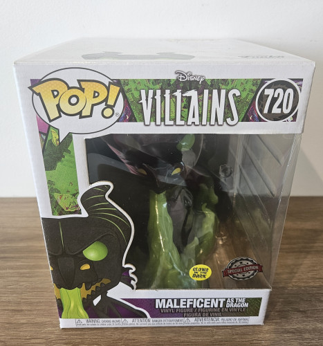 Funko Pop Maleficent as Dragon Glow in the Dark - Disney Villains-Disney Villains-720