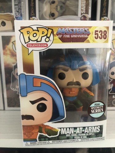 Funko Pop Man-At-Arms Specialty Series Masters Of The Universe #538 - Produto Original