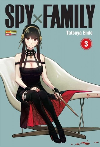 Mangá Spy X Family Volume 03 - Panini - Lacrado-Expositor-3