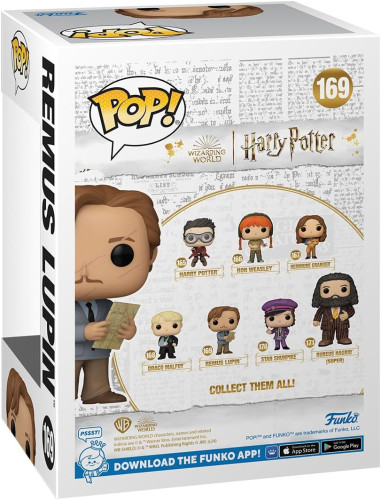 Funko Pop Harry Potter Prisoner Of Azkaban - Lupin W/map-Harry Potter-169