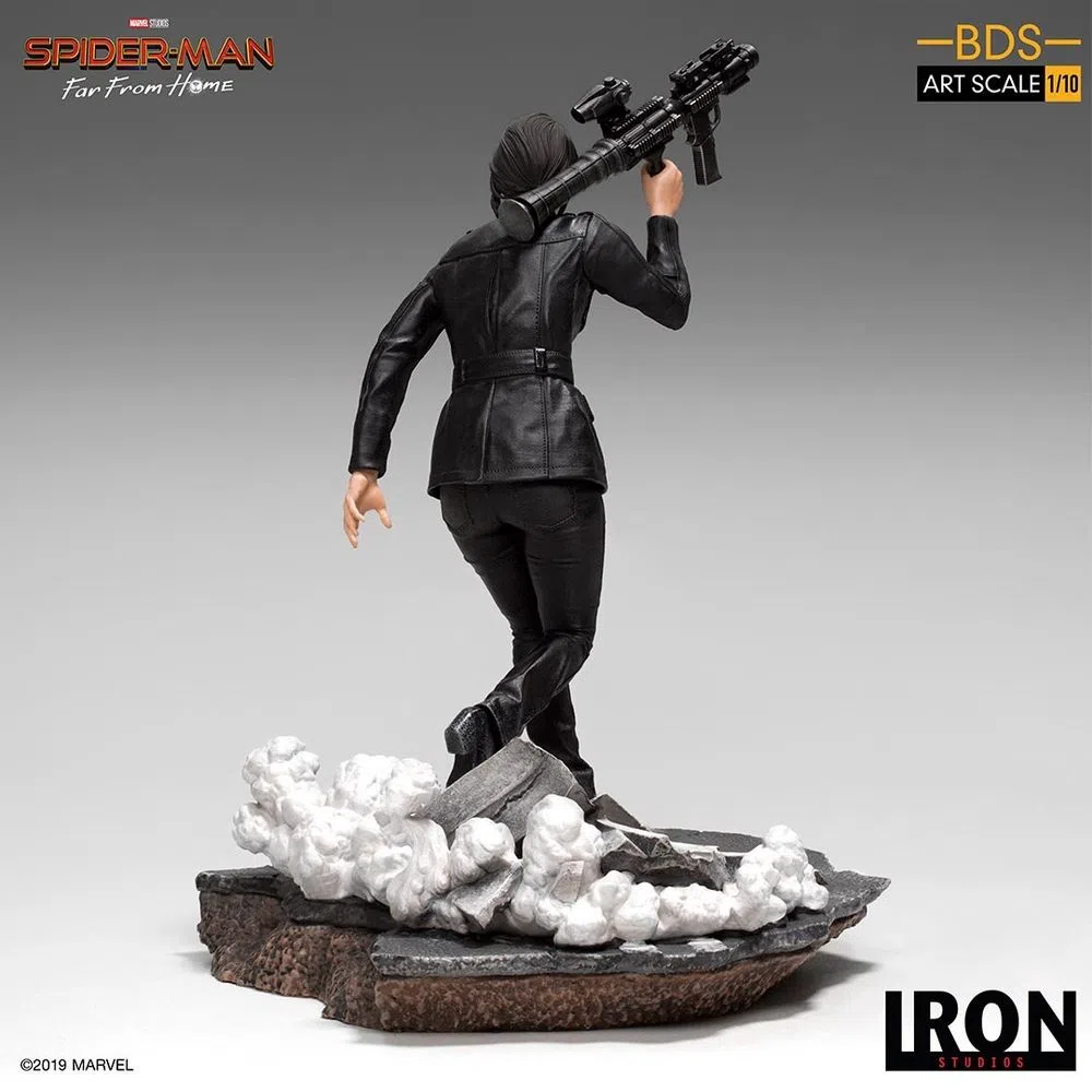 Action Figures Maria Hill Iron Studios - Homem Aranha Longe De Casa - #