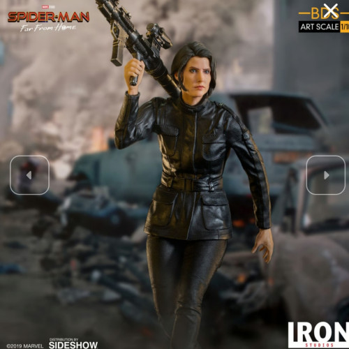 Action Figures Maria Hill Spider Man Far From Home Iron Studios-Marvel-