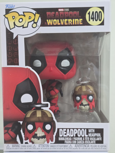 Marvel - Deadpool with headpool #1400 FUNKO POP #1400 - Produto Original