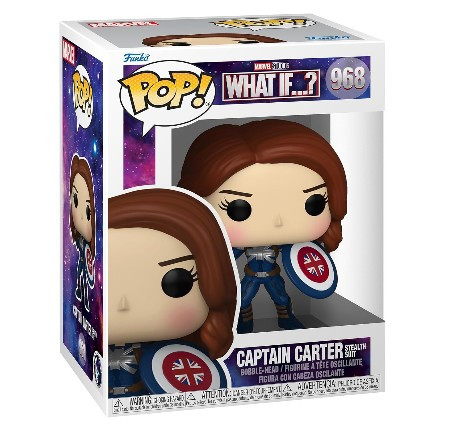 Marvel Funko Pop Captain Carter What If 968-Marvel What If...?-968