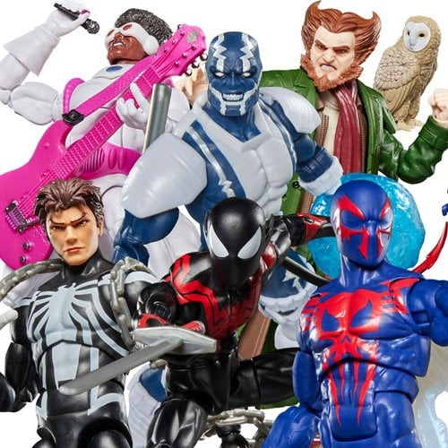 Marvel Legends Retro Cardback Spider-Man Wave 2 Set com 6 Personagens Marvel # - Produto Original