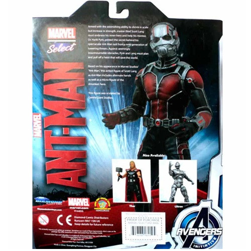 Diamond Select Toys Avengers Initiative Ant-man Marvel Select Figure - Avengers Initiative - #