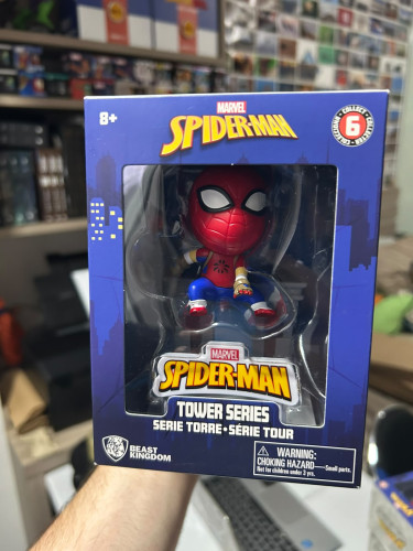 Marvel Spider-man Tower Series Spider Clássico #5 Sunny 3521 Beast Kingdom-Spider-man-