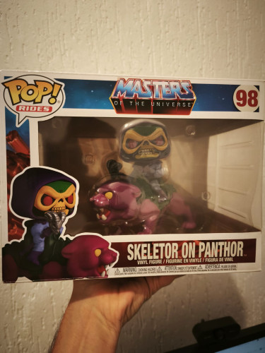 Funko Pop! Rides: Masters - Skeletor On Panthor (Beflockt) #98