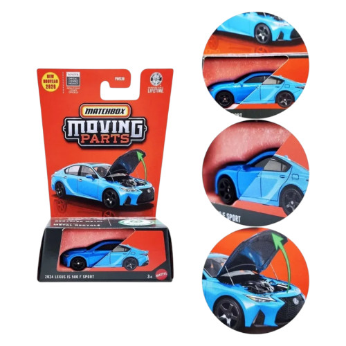 Matchbox Moving Parts 2026 - 2024 Lexus IS 500 F Sport Automotiva Real # - Produto Original