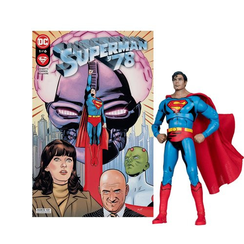 McFarlane DC Direct Page Punchers Superman (Superman '78) 7in Figure with Comic-DC Direct-