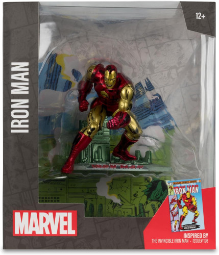 Action Figures Mcfarlane Toys - Boneco Do Homem De Ferro Marvel Escala 1:10 LLC # - Produto Original