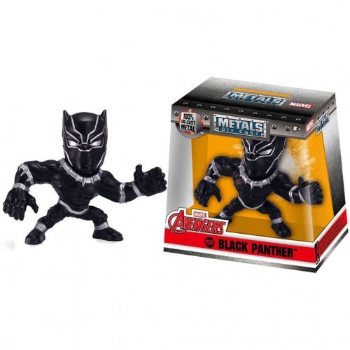 Action Figures Metals Die Cast Black Panther Pantera Negra Marvel
