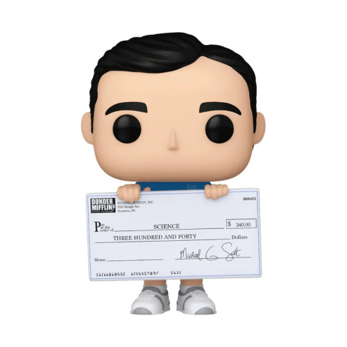 Funko Pop Michael com Cheque - The Office - #1395