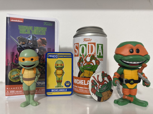 Funko Pop Michelângelo Teenage Mutant Ninja Turtles #1 - Produto Original