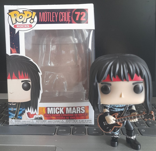 Funko Pop Mick Mars Motley Crue #72 - Produto Original