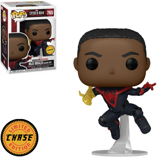 Miles Morales Classic Suit (CHASE) MARVEL GAMERVERSE SPIDER-MAN MILES MORALES #765 - Produto Original