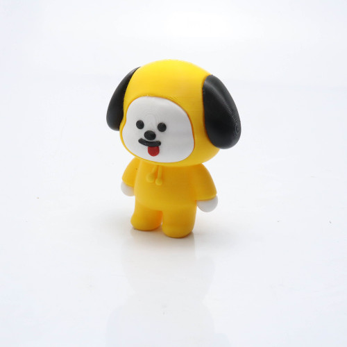 Miniatura BT21 K-Pop Impressão 3D - Chimmy BT21 # - Produto Original