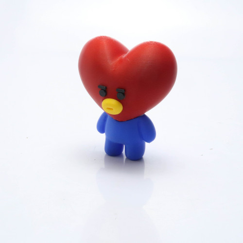 Miniatura BT21 K-Pop Impressão 3D - Tata BT21 # - Produto Original