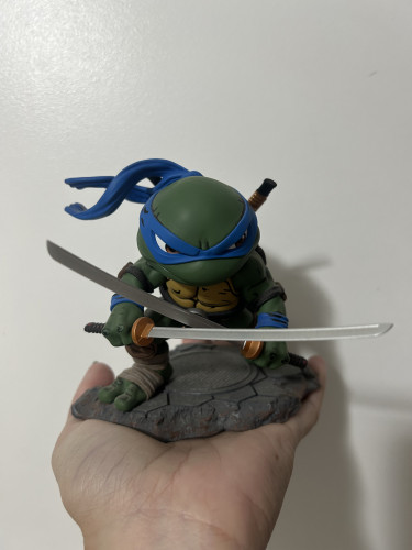Minico Exclusivo Leonardo Ninja Turtles Exclusive CCXP 2023 - Iron Studios As Tartarugas Ninjas # - Produto Original