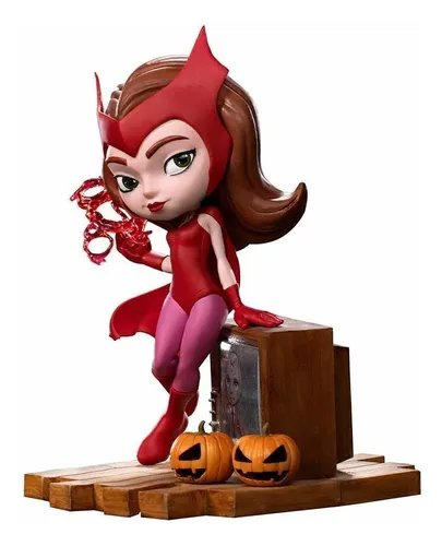 Action Figures Minico Wanda Haloween (Scarlet Witch - Feiticeira Escarlate)-Marvel WandaVision-