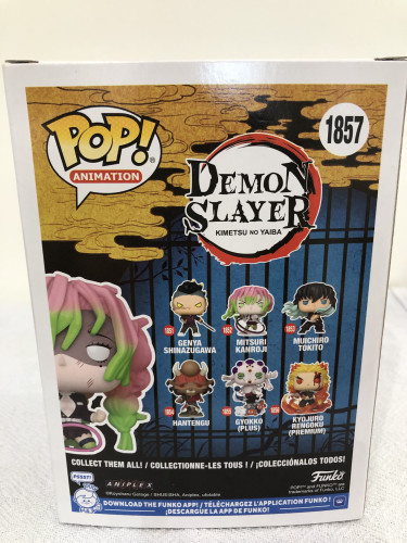 Funko Pop Mitsuri Kanroji exclusivo Hot Topic - Demon Slayer: Kimetsu No Yaiba - #1857