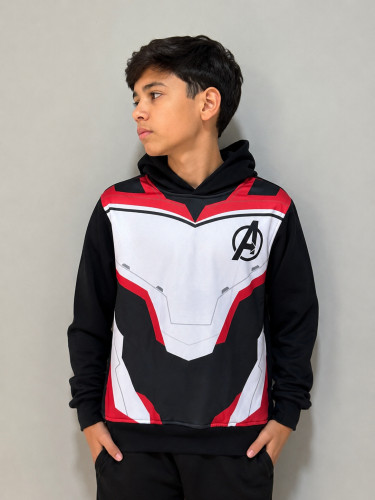 Moletom Avengers Unissex | Casaco Com Capuz Estampa Heróis Marvel Avangers # - Produto Original