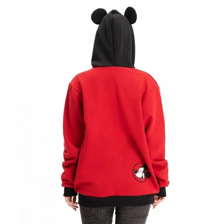 black rebel moletom com capuz mickey mouse