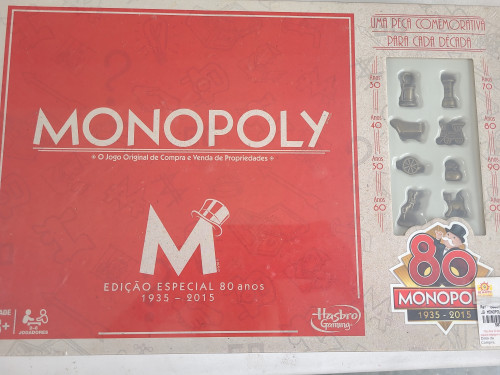 Monopoly Edição Especial 80 Anos Jogo De Tabuleiro # - Produto Original