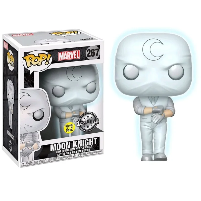 Moon Knight 267 Funko Pop Original Marvel Glow In The Dark Exclusive GITD-Marvel Moon Knight-267