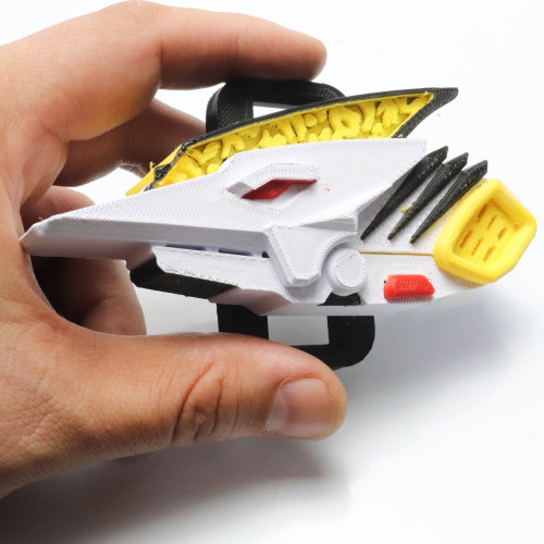 Morfador Dino Thunder - Impressao 3d - Dragozord Branco Colorido Power Rangers # - Produto Original