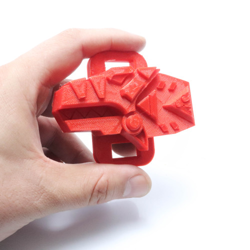 Morfador Dino Thunder - Impressao 3d - Tiranossauro Vermelho Sólido Power Rangers # - Produto Original