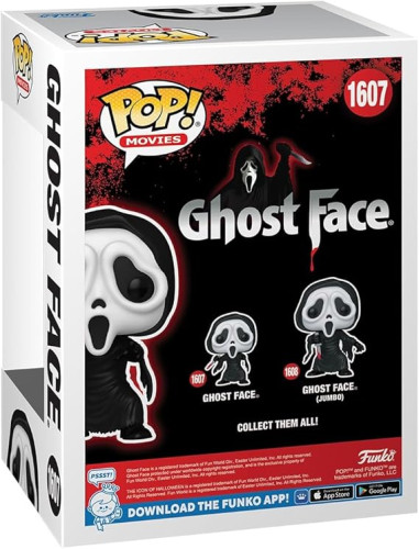 Funko Pop Movies: Ghostface - Ghostface - Glow in The Dark - Ghost Face - #1607