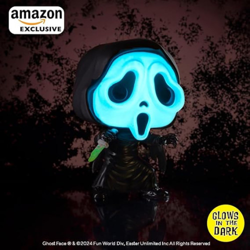 Funko Pop Movies: Ghostface - Ghostface - Glow in The Dark - Ghost Face - #1607