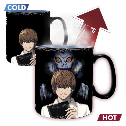 Caneca/Mug Mágica Abystyle - Death Note - KIRA & L - Animation Death Note - #