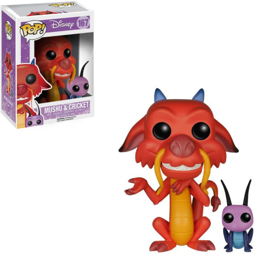 Mushu & Cricket Disney Mulan #167 - Produto Original