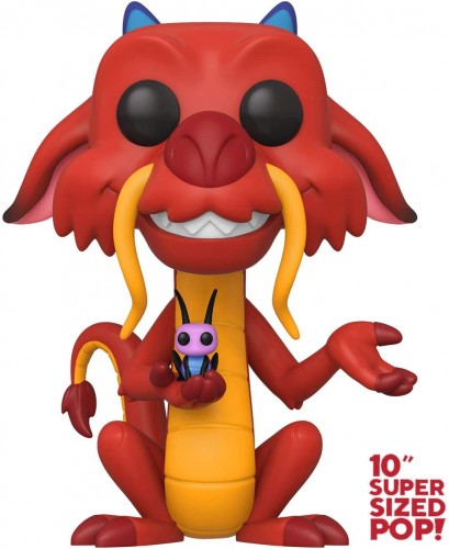 Funko Pop Mushu With Cricket  (super Sized)-Disney Mulan-632