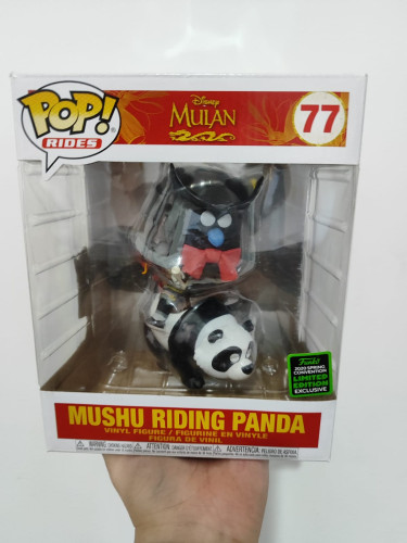 Funko Pop Mushu riding panda-Mulan-77