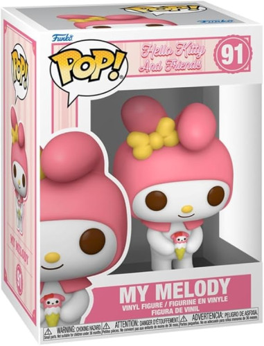 Funko Pop My Melody com Sorvete, Hello Kitty, Sanrio - Hello Kitty - #91
