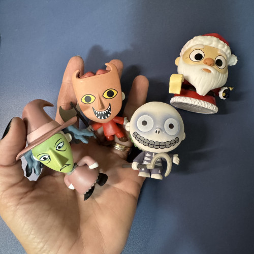 Mystery Minis - Disney O Estranho Mundo de Jack (Kit com 4) Nightmare Before Christmas #1 - Produto Original