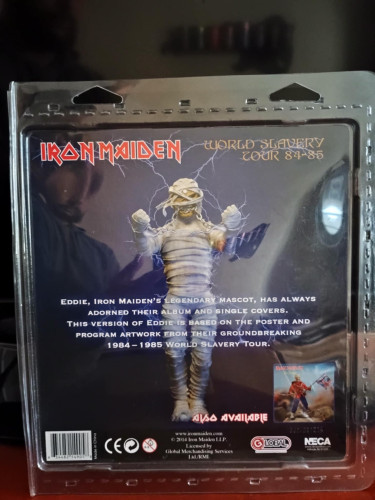 Neca Iron Maiden Eddie (mummy) World Slavery Tour 84-85 Clothed 8" Action Figure - Iron Maiden - #