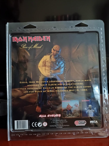 NECA Iron Maiden Eddie (Piece Of Mind) 8" Clothed Action Figure - Iron Maiden - #